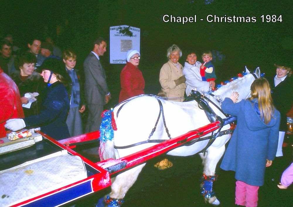 Father Christmas visiting Acaster Malbis
