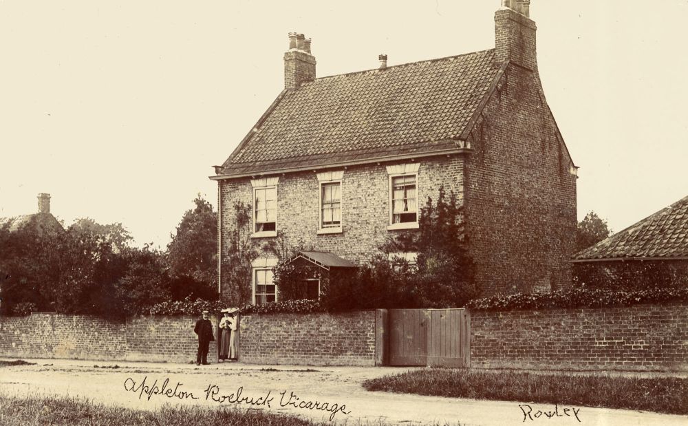 Postcard Appleton Roebuck: vicarage