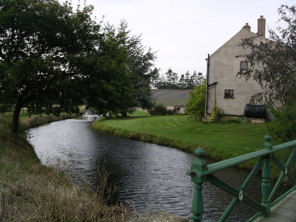 Woolas Hall Farm moat