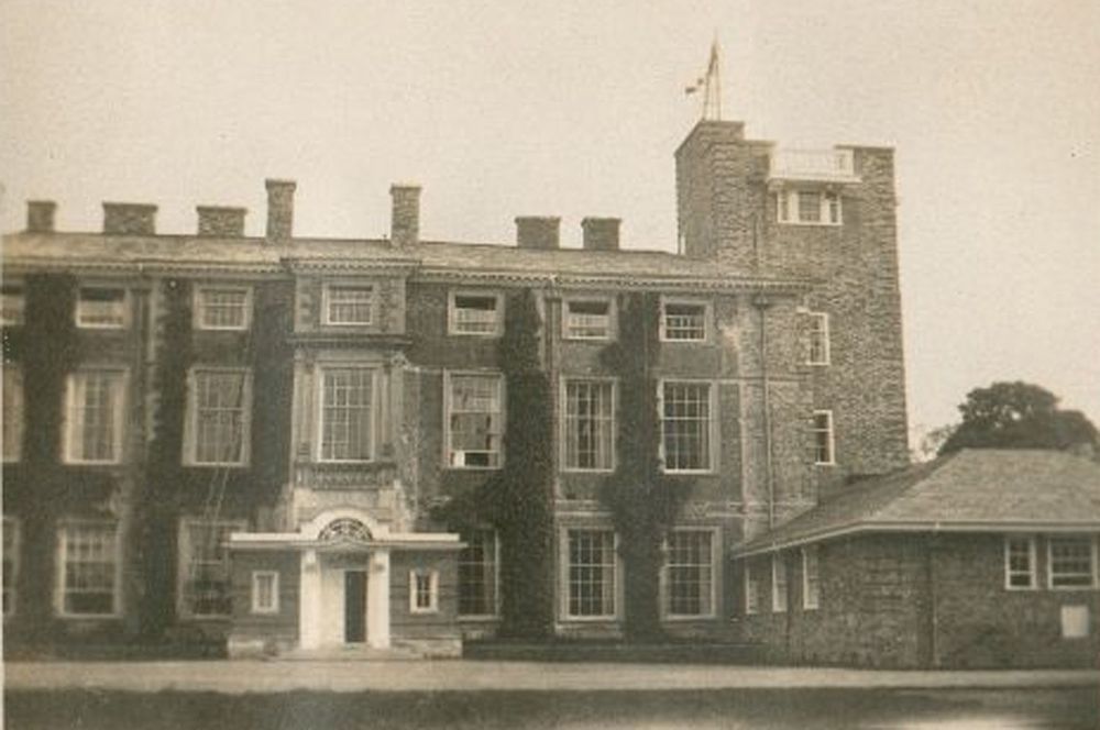 Nun Appleton Hall - north front showing water tower