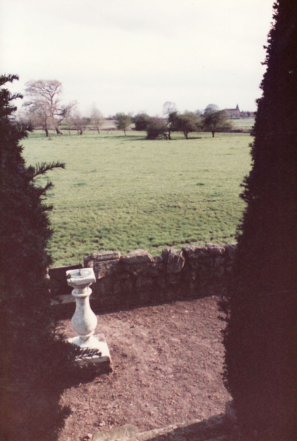 Nun Appleton Hall - view from terrace