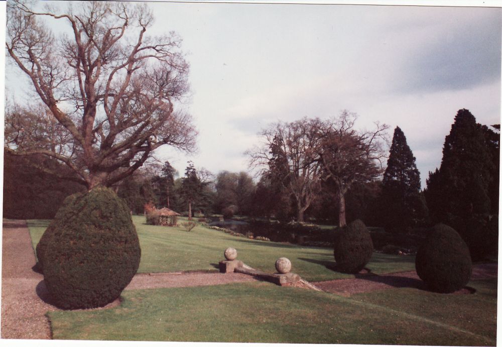 Nun Appleton Hall - gardens on south front