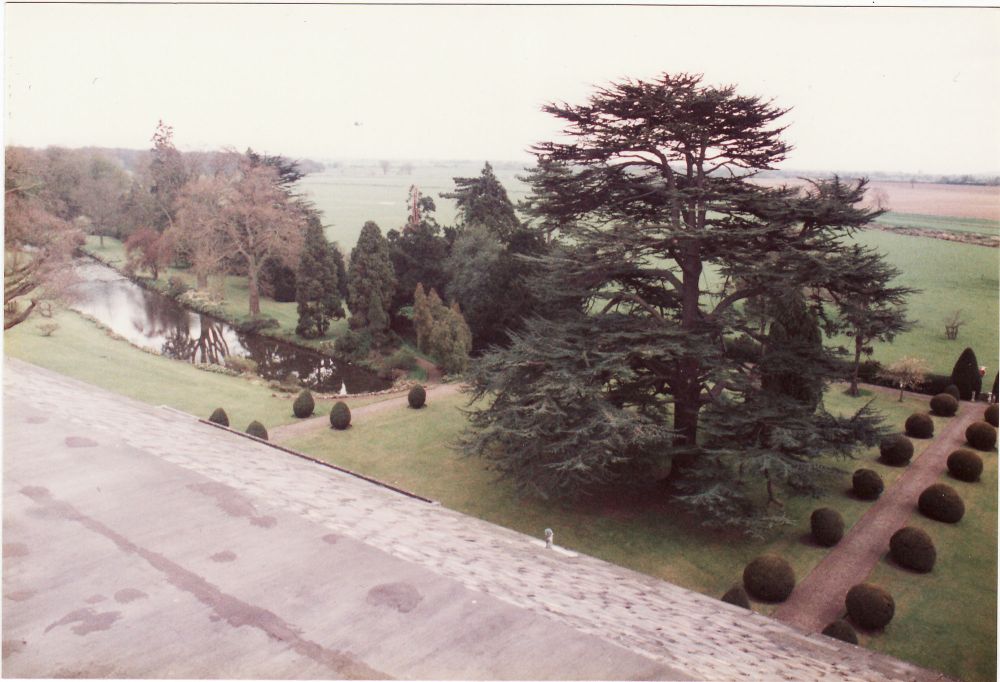 Nun Appleton Hall - gardens on south front