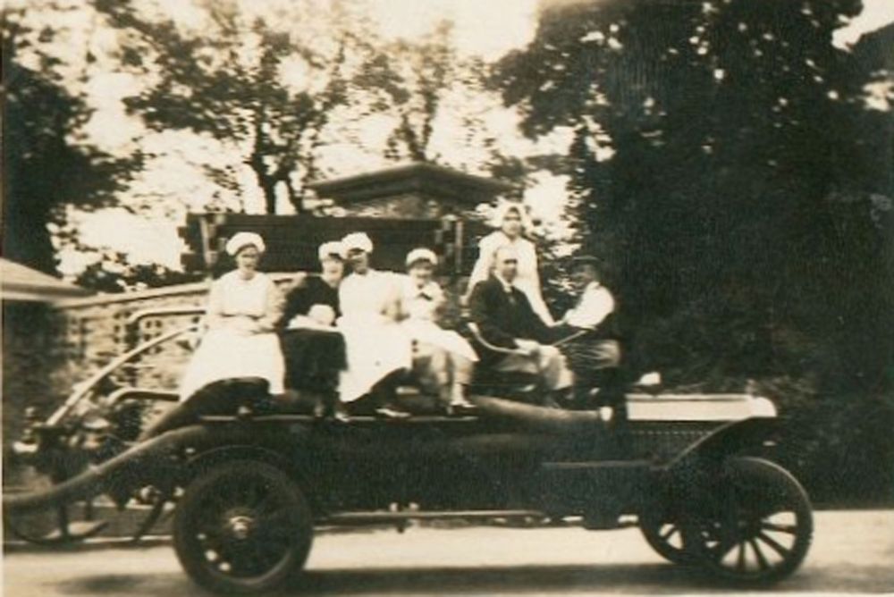 Nun Appleton estate fire engine in use as a 'prop'