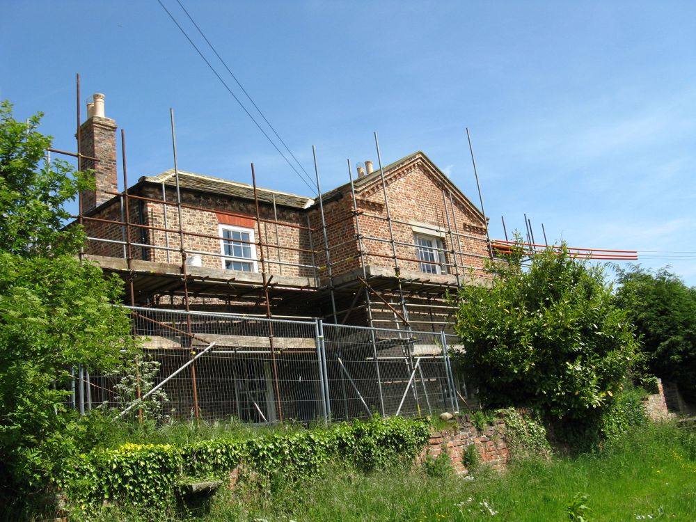 College Farm Acaster Selby during renovation