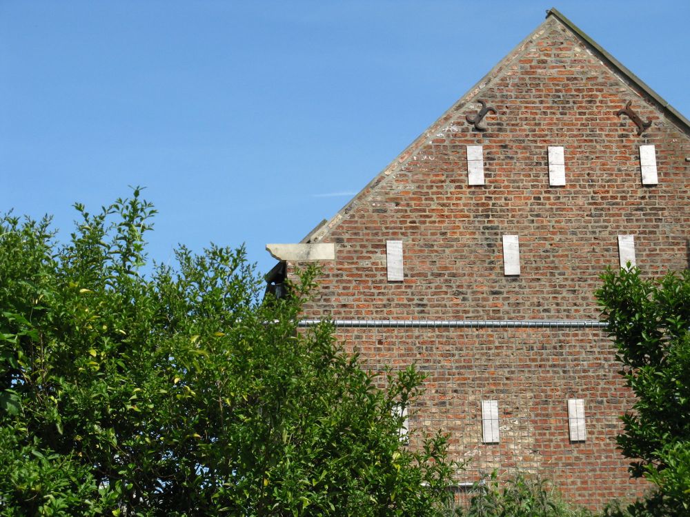 Barn at College Farm Acaster Selby during renovation