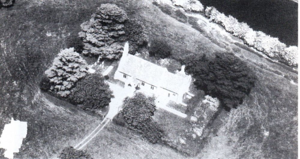 Detail of aerial photo of Acaster Selby