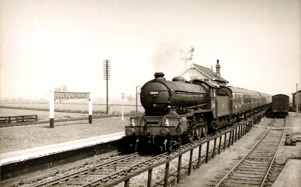 Engine 61434 at Bolton Percy Station