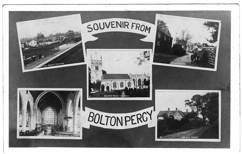 Bolton Percy souvenir postcard