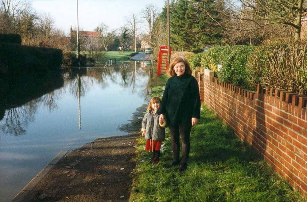 Floods in Main Street, Bolton Percy