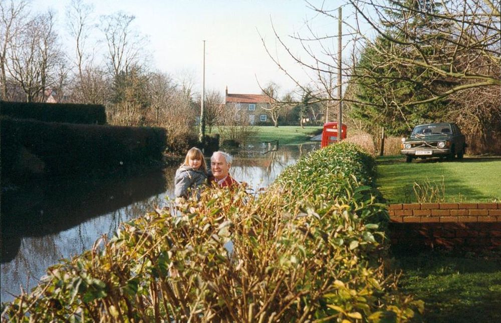 Floods in Main Street, Bolton Percy