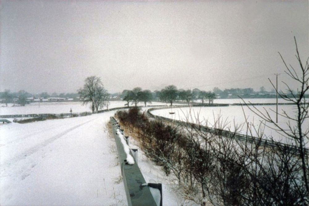 View from Oak Avenue railway bridge, Bolton Percy