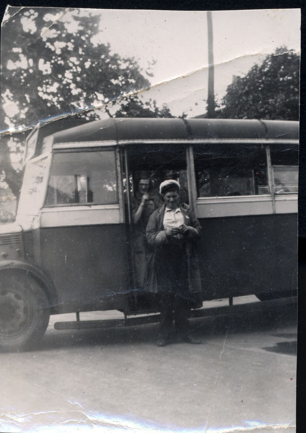 Jean Harper at Colton with ice cream