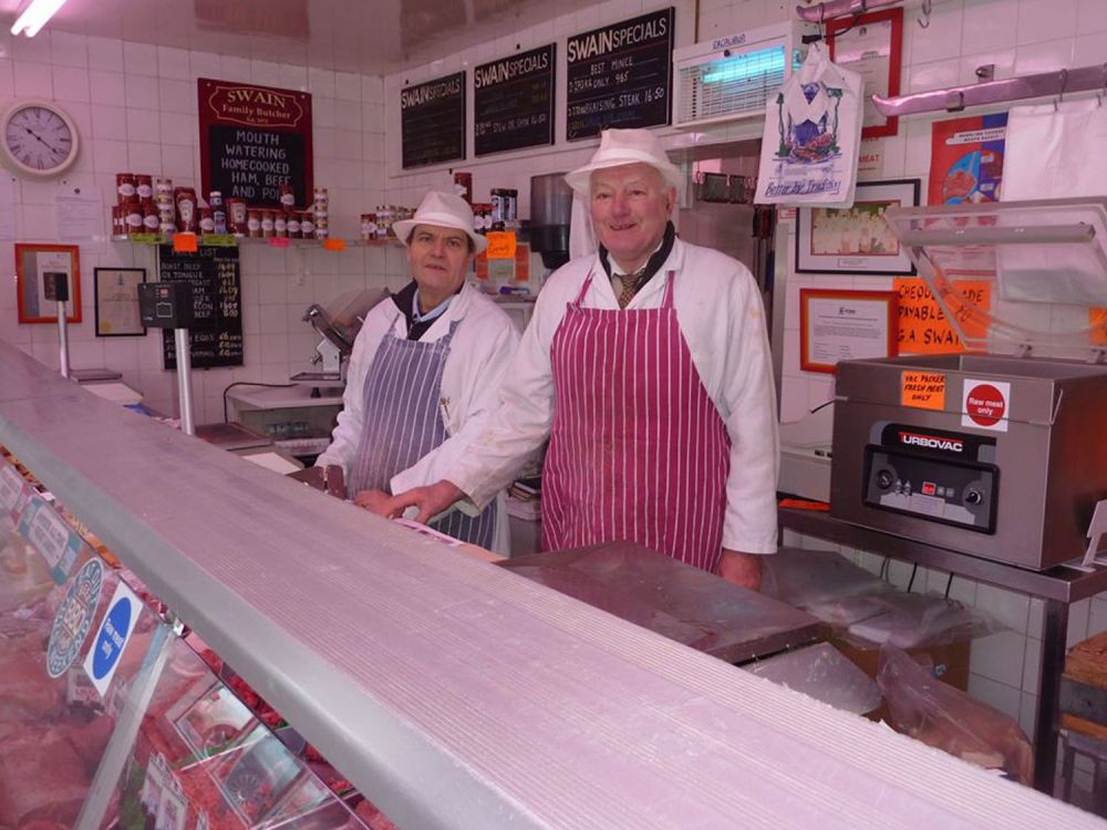 Swains Butchers interior