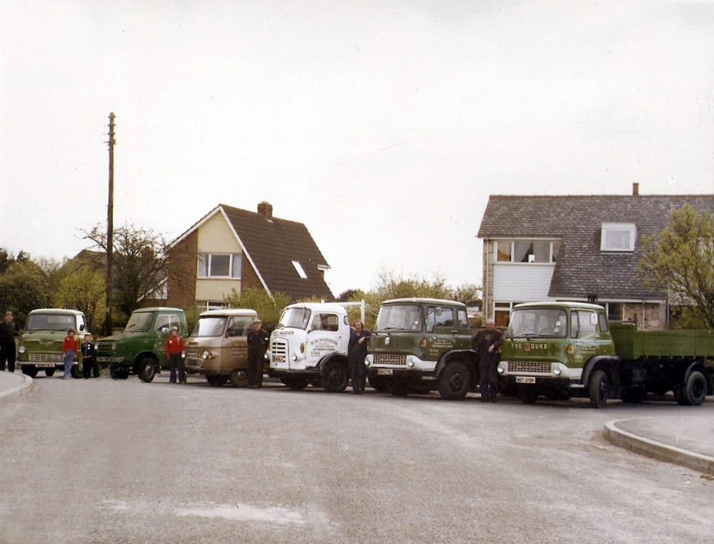 Harry Hudson's fleet of lorries