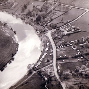 Aerial photo of Acaster Malbis around Ship Inn