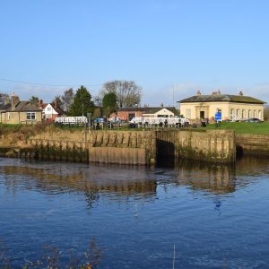 Naburn Lock from Acaster bank of river
