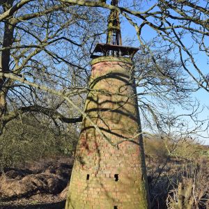 Wind pump on river bank at Acaster Malbis, opp Naburn