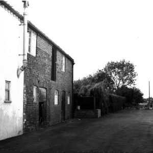 Old joiner's shop adjacent to garage