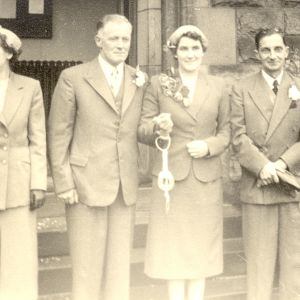 Leonard Richardson and May Sykes wedding