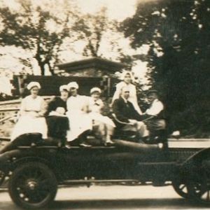 Nun Appleton estate fire engine in use as a 'prop'