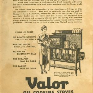 Valor Stove advert