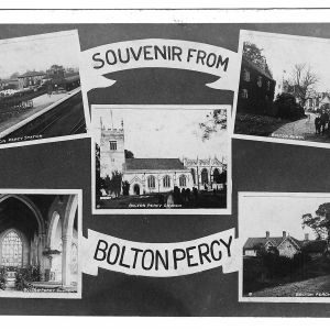 Bolton Percy souvenir postcard