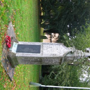 War memorial in Bolton Percy churchyard