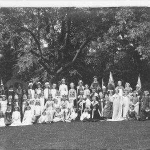 Bolton Percy school Coronation pageant