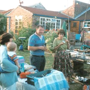 Village BBQ Lodge Farm, Sylvia Wain & Martin Rice