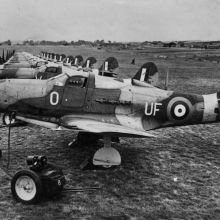 Aerocobra planes - thought to be Acaster Malbis Airfield